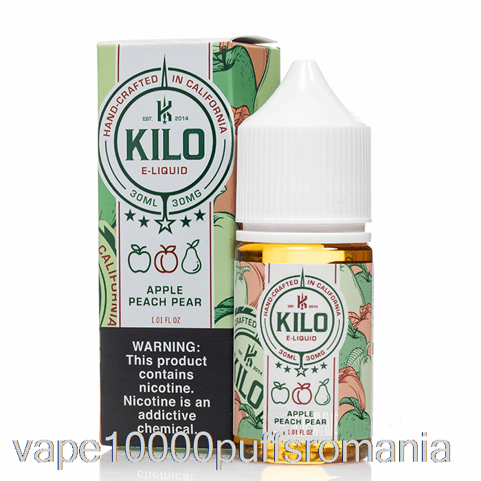 Vape Romania Mere Piersici Pere - Kilo Saruri Revival - 30ml 50mg